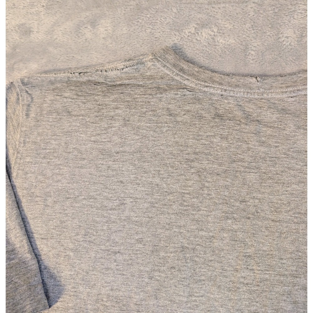 Thrashed Carhartt K87 Pocket Tee Gray 2XL Sun Faded Shredded Grunge Workwear - Picture 5 of 7
